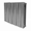 Радиатор биметаллический секционный Royal Thermo PianoForte Silver Satin 500 - 10 секции (RTPFSS50010)
